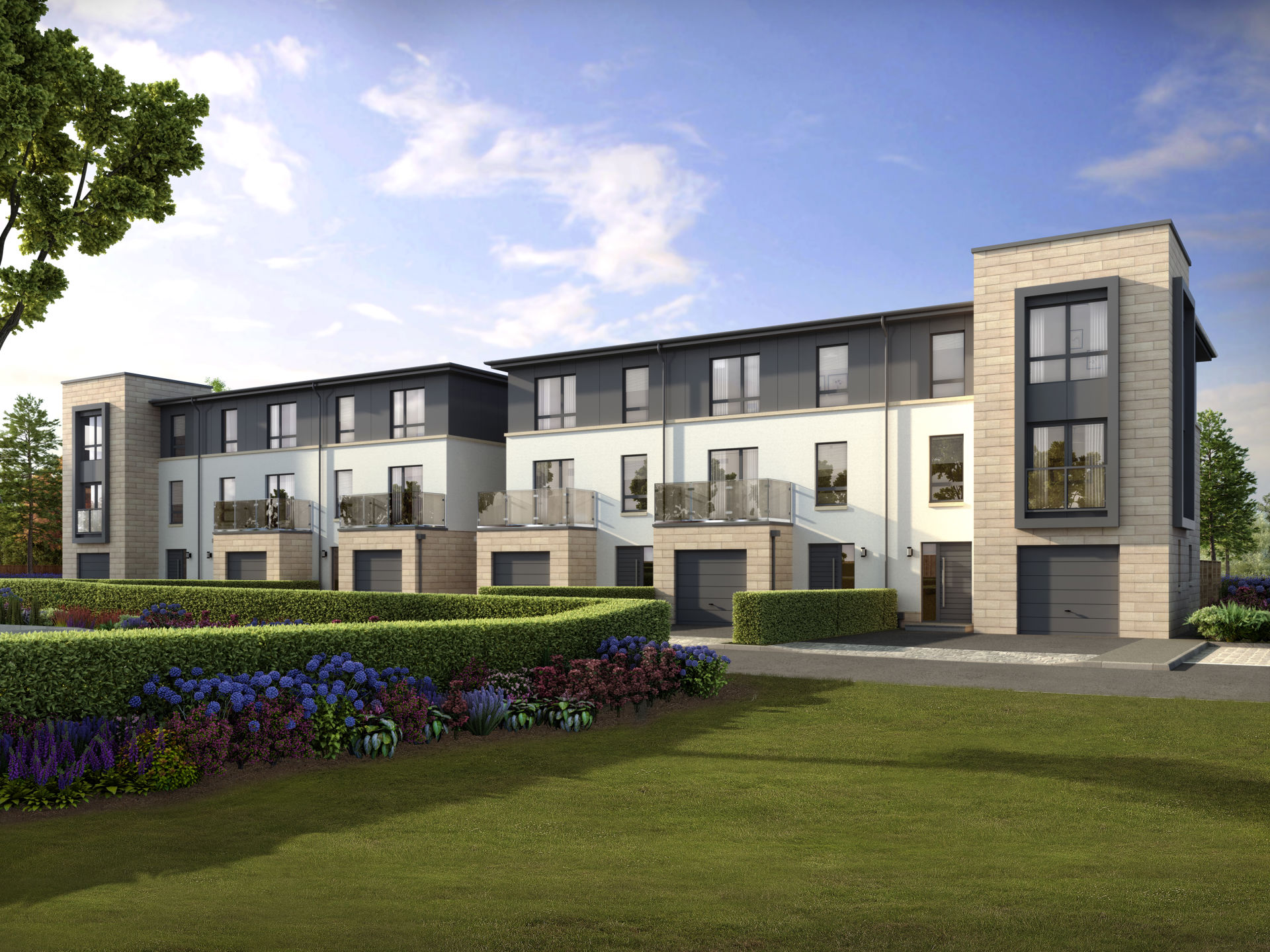 The Botanic Collection|A beautiful avenue comprising six mews houses with garage and private gardens.